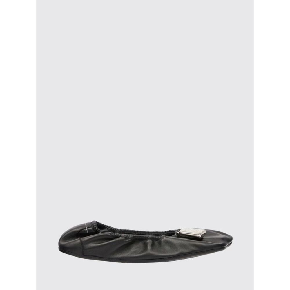 Mm6 Maison Margiela Women Leather Ballerina Mm6 Maison Margiela